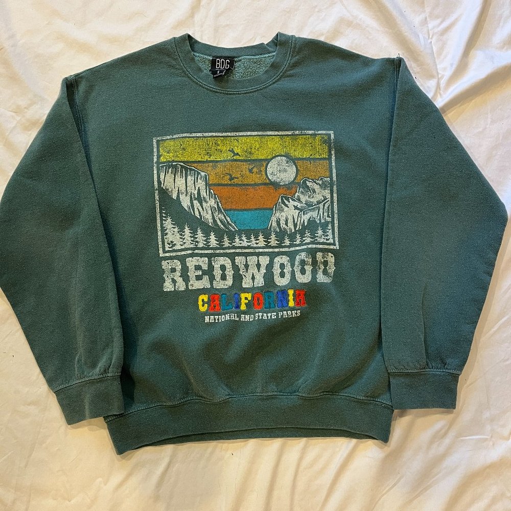 Urban Outfitters Green Crew Neck